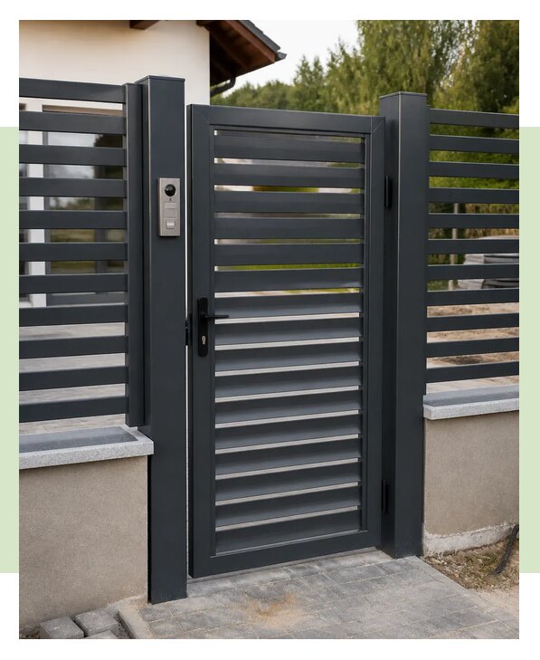 Изготовление и монтаж калитки с домофоном под ключ в Амурске